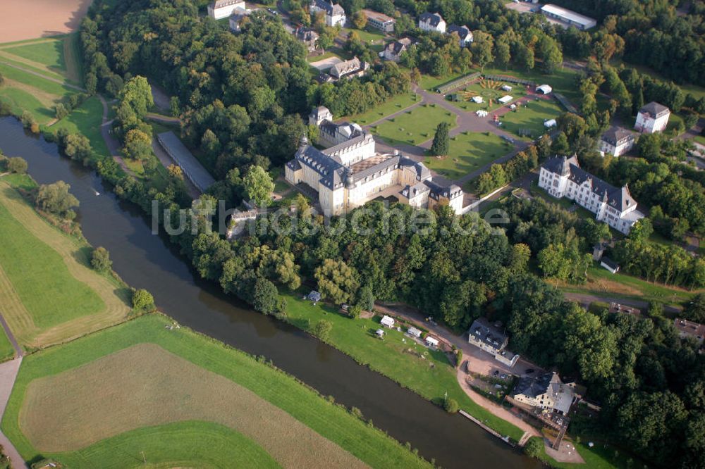 Diez von oben - Schloss Oranienstein Diez