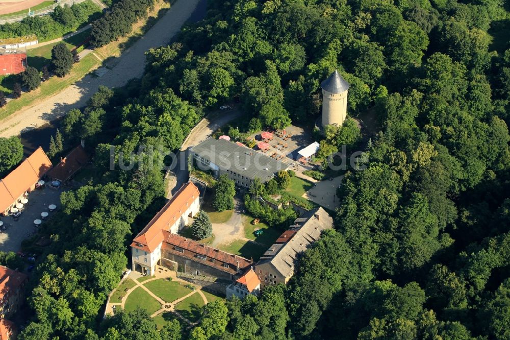 Luftaufnahme Gera - Schloss Osterstein in Gera im Bundesland Thüringen