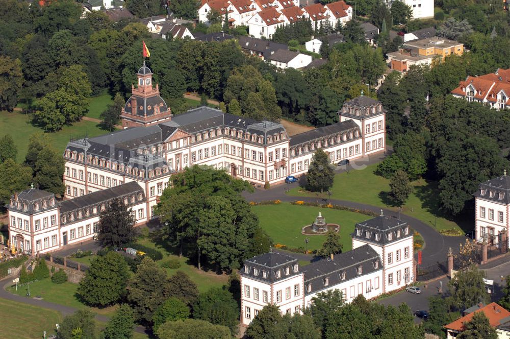 Hanau aus der Vogelperspektive: Schloss Philippsruhe