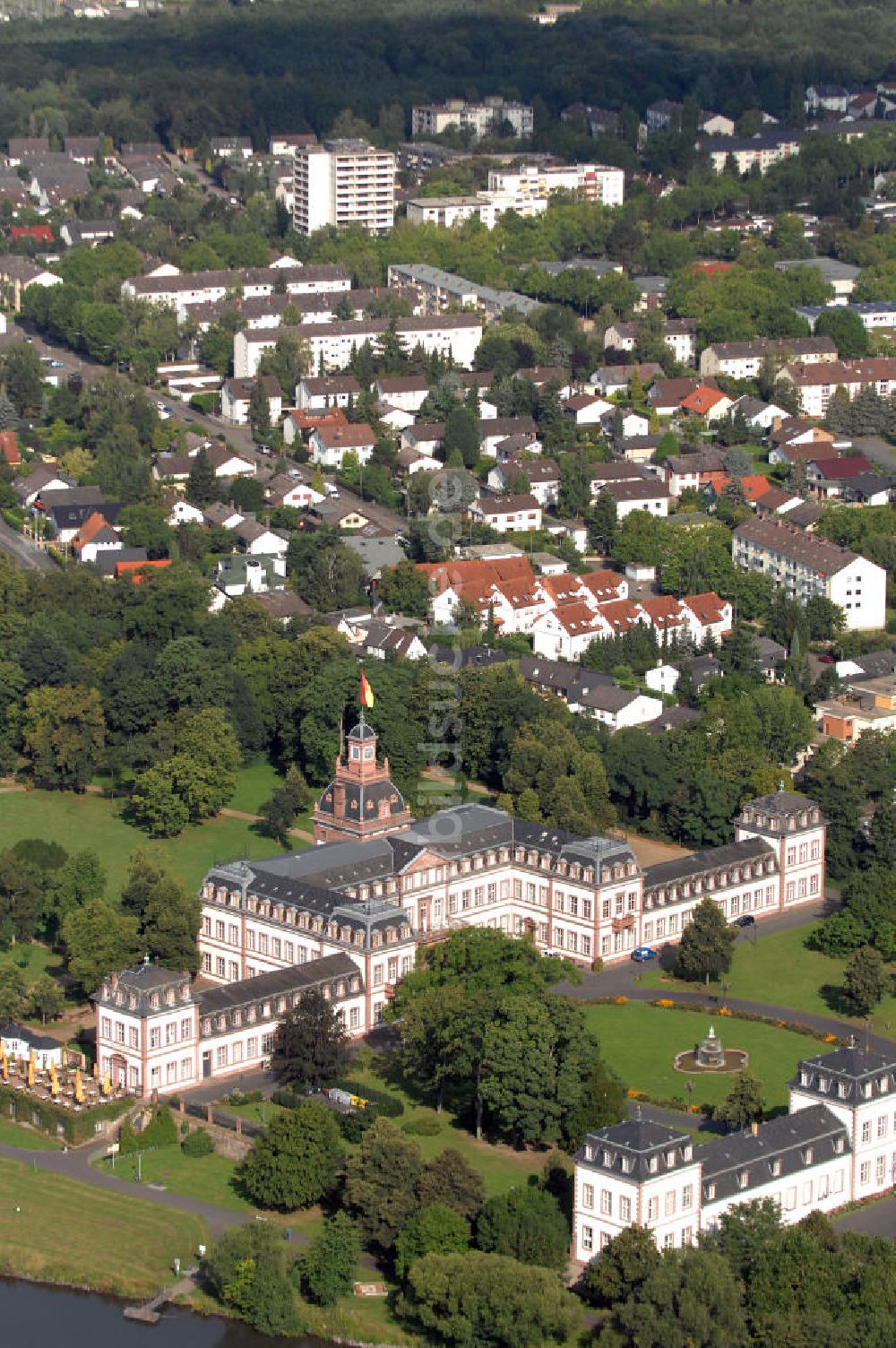 Luftbild Hanau - Schloss Philippsruhe