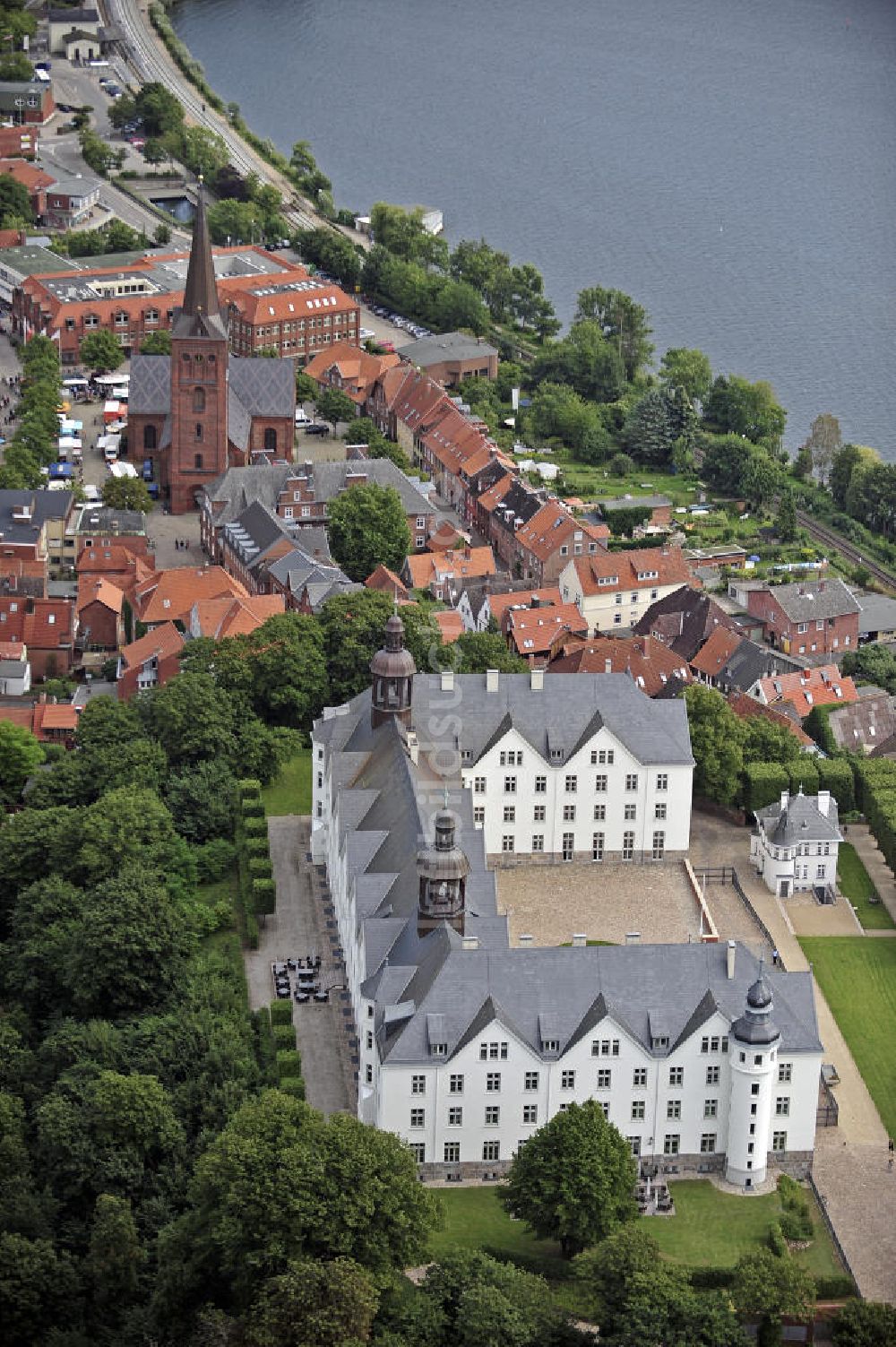 Luftbild Plön - Schloss Plön