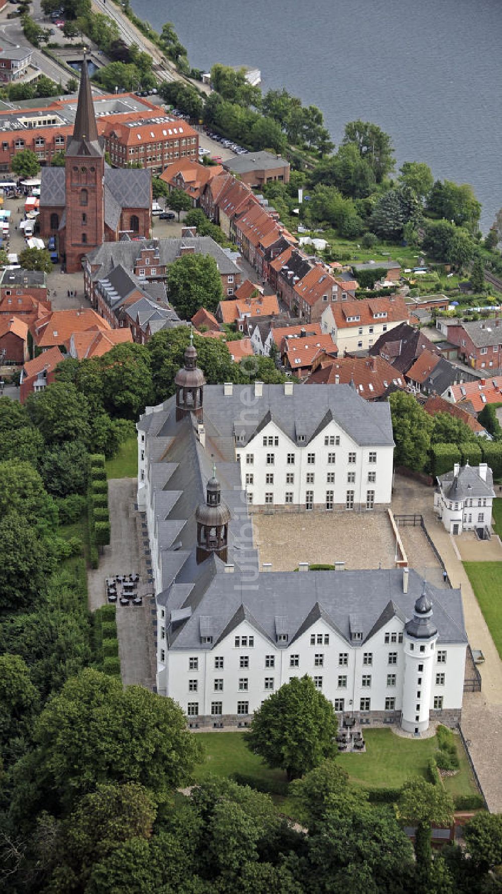 Luftaufnahme Plön - Schloss Plön