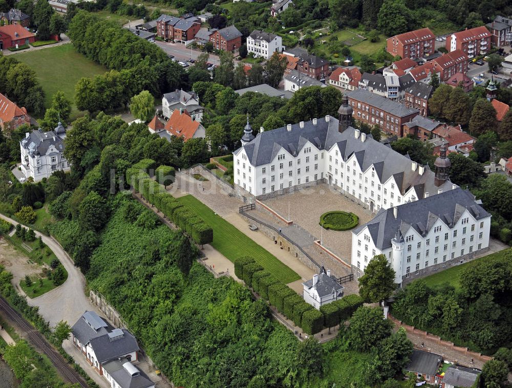 Plön aus der Vogelperspektive: Schloss Plön