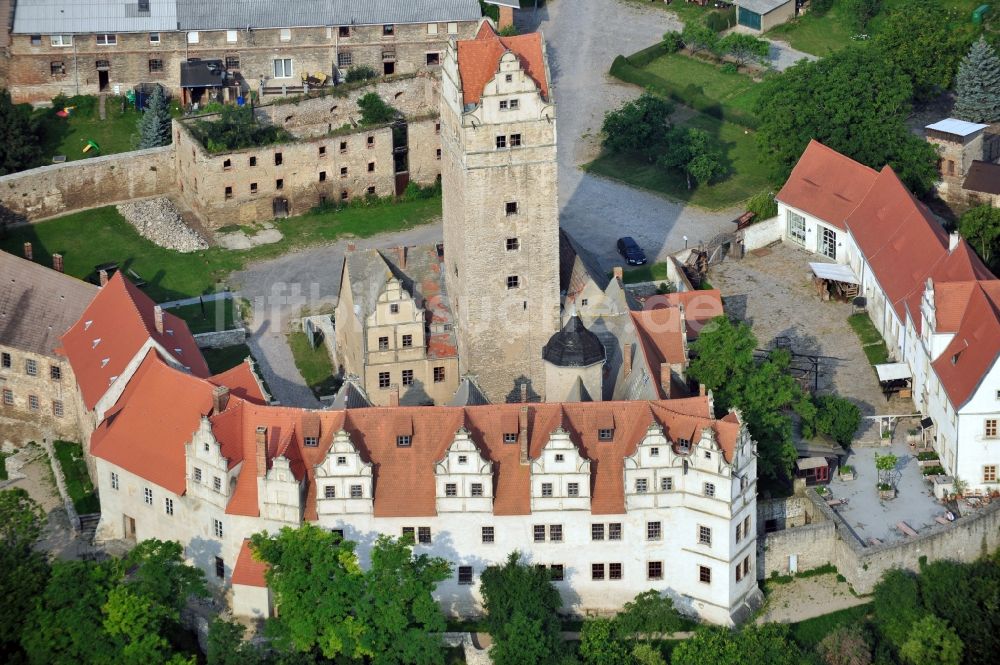 Luftaufnahme PLÖTZKAU - Schloss Plötzkau in Plötzkau in Sachsen- Anhalt