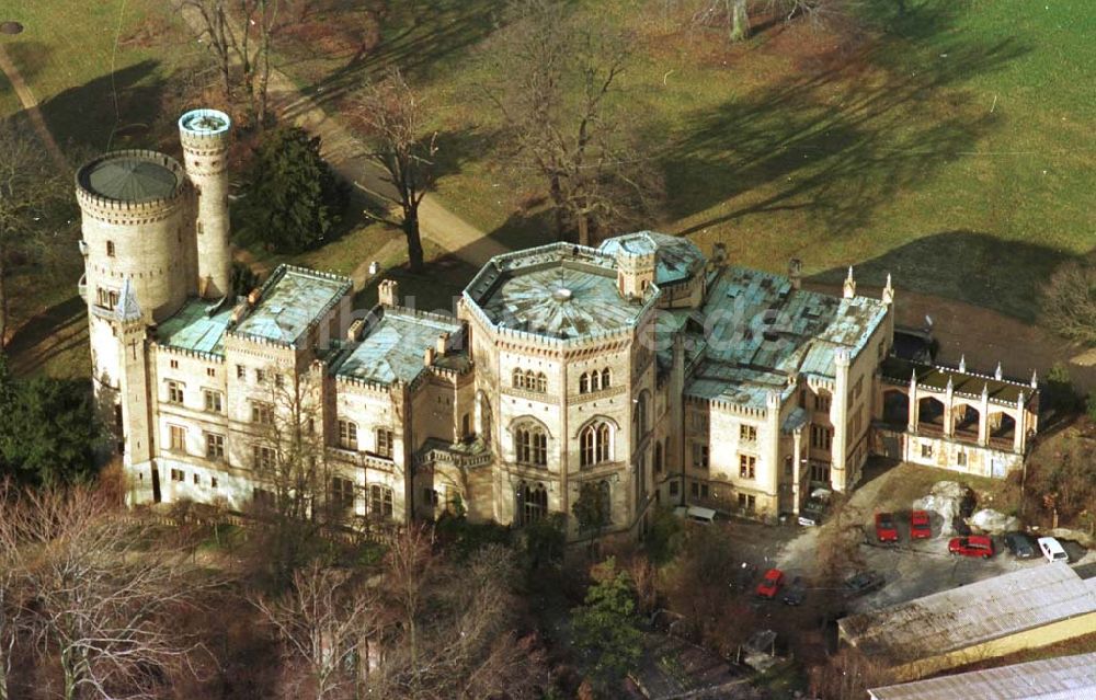 Potsdam von oben - 12.02.95 Schloss Potsdam Babelsberg