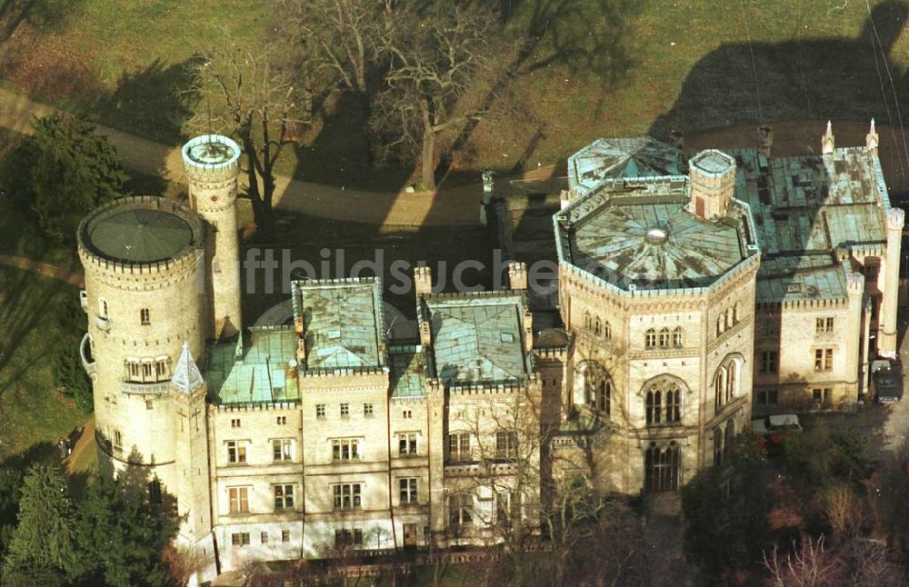 Potsdam von oben - 12.02.95 Schloss Potsdam Babelsberg