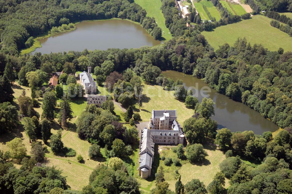 Luftbild Friedrichroda - Schloss Reinhardsbrunn / Reinhardtsbrunn bei Friedrichroda