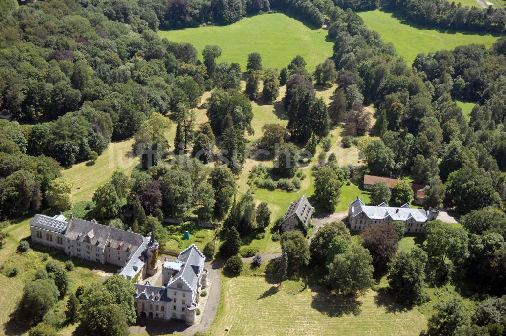 Friedrichroda aus der Vogelperspektive: Schloss Reinhardsbrunn / Reinhardtsbrunn bei Friedrichroda