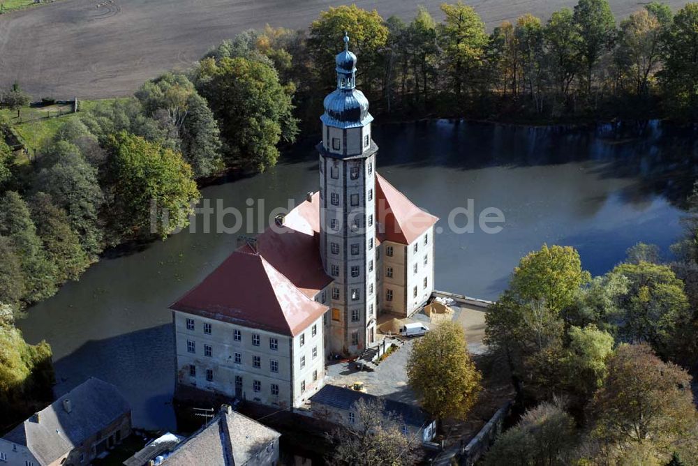 Luftbild Bad Schmiedeberg - Schloss Reinharz