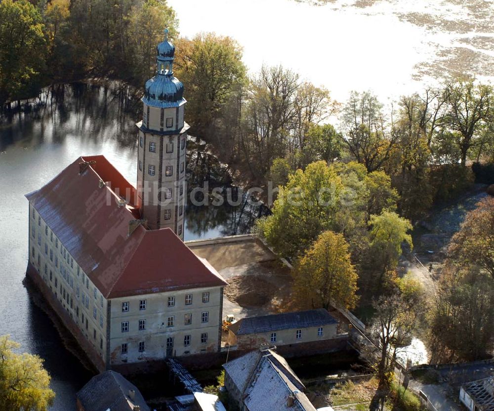 Luftbild Bad Schmiedeberg - Schloss Reinharz