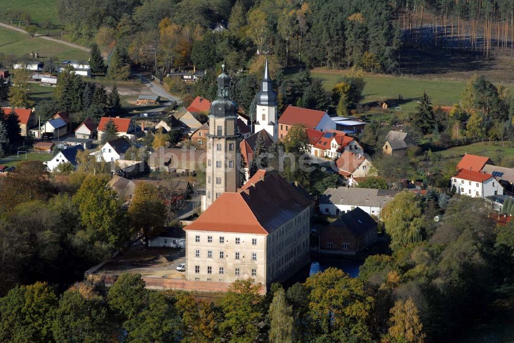 Luftbild Bad Schmiedeberg - Schloss Reinharz