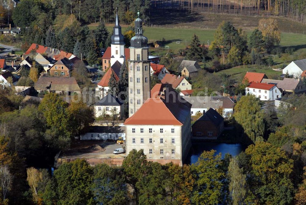 Luftaufnahme Bad Schmiedeberg - Schloss Reinharz