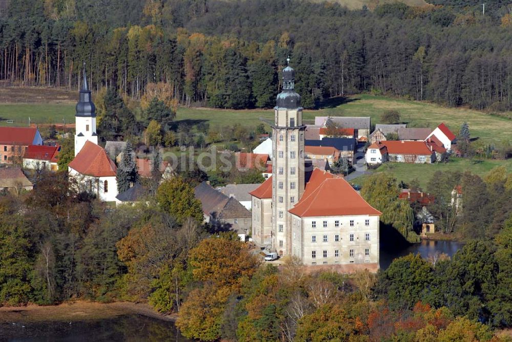 Luftaufnahme Bad Schmiedeberg - Schloss Reinharz