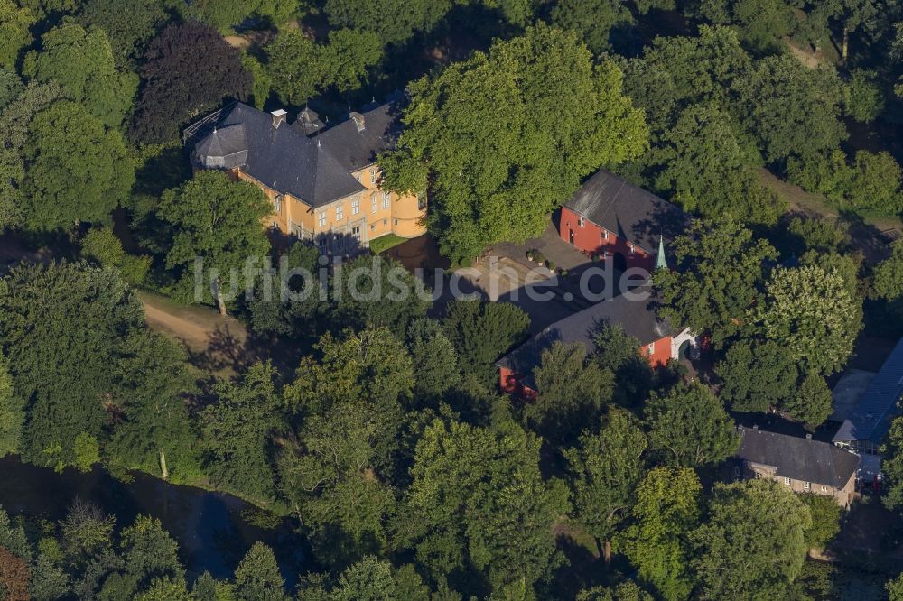 Luftbild Mönchengladbach - Schloss Rheydt in Mönchengladbach in Nordrhein-Westfalen