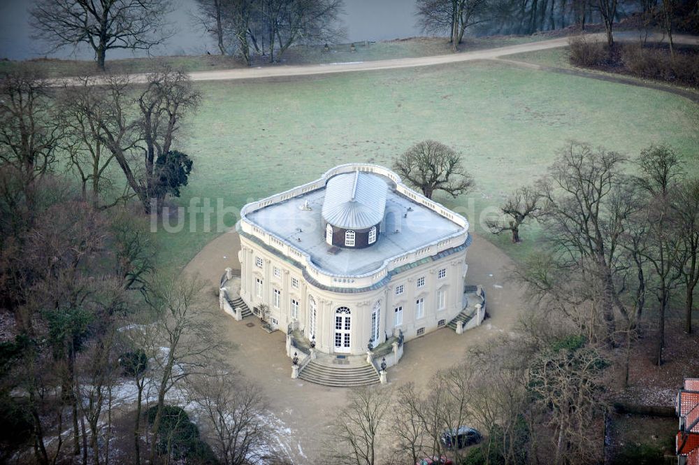 Braunschweig von oben - Schloss Richmond in Braunschweig