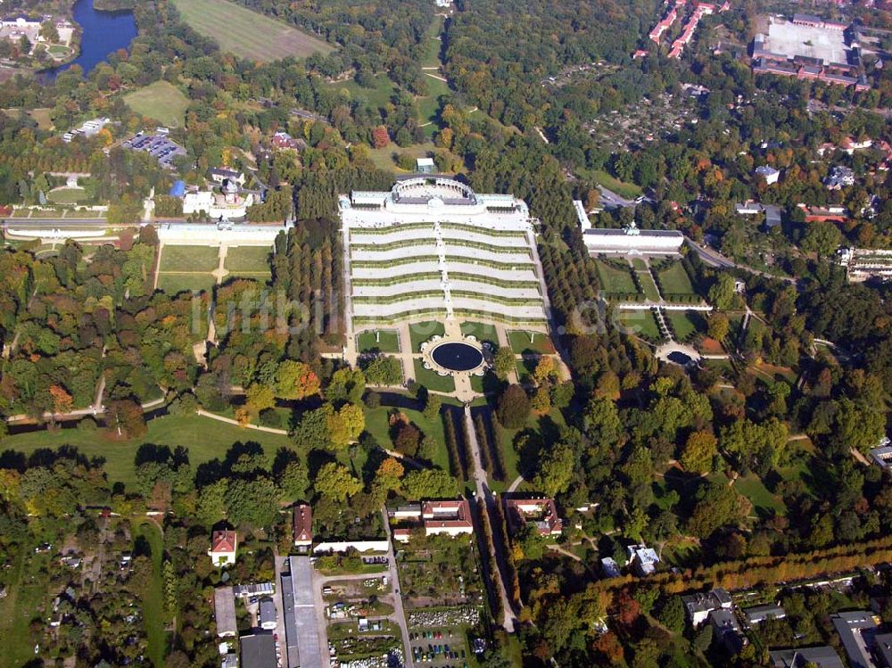 Luftbild Potsdam - Schloss Sanssouci