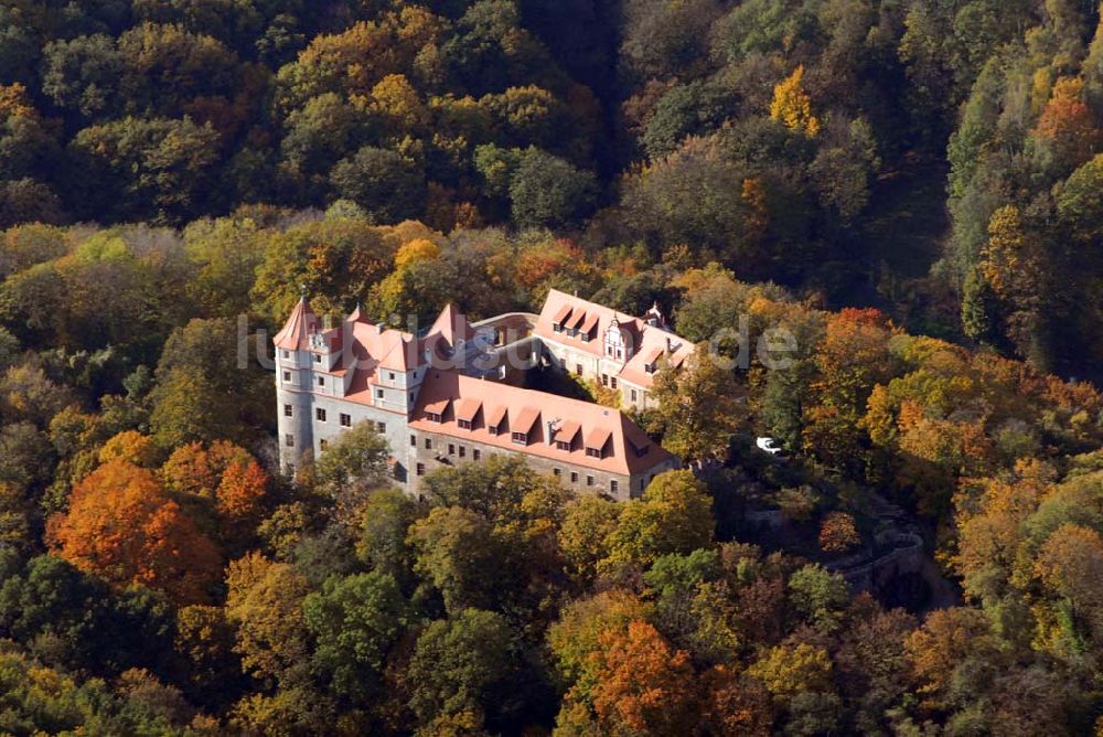 Luftbild Scharfenberg-Reppina - Schloss Scharfenberg