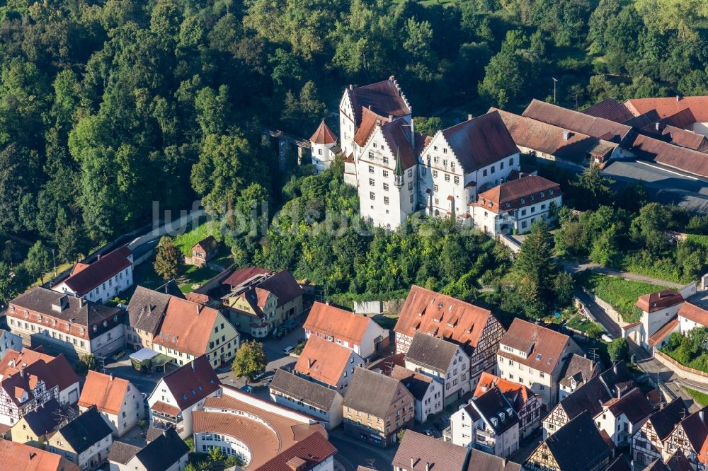 Luftbild Scheer - Schloß Scheer in Scheer im Bundesland Baden-Württemberg, Deutschland