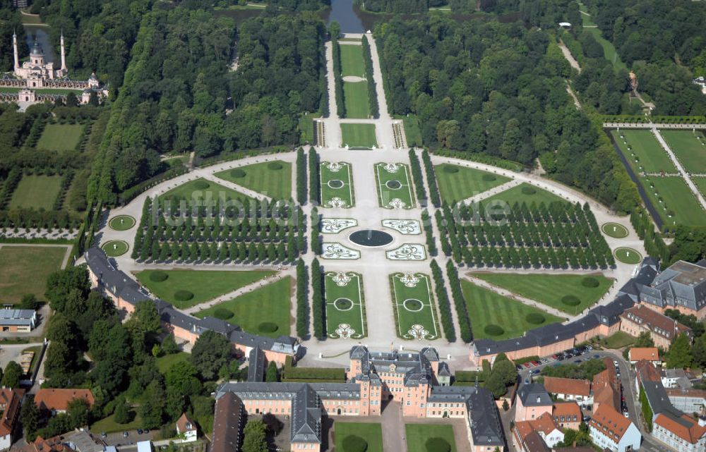 Luftbild Schwetzingen - Schloss Schwetzingen