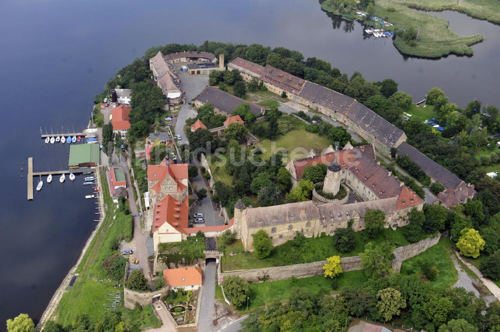 Luftbild Seeburg - Schloss Seeburg in Seeburg, Sachsen-Anhalt