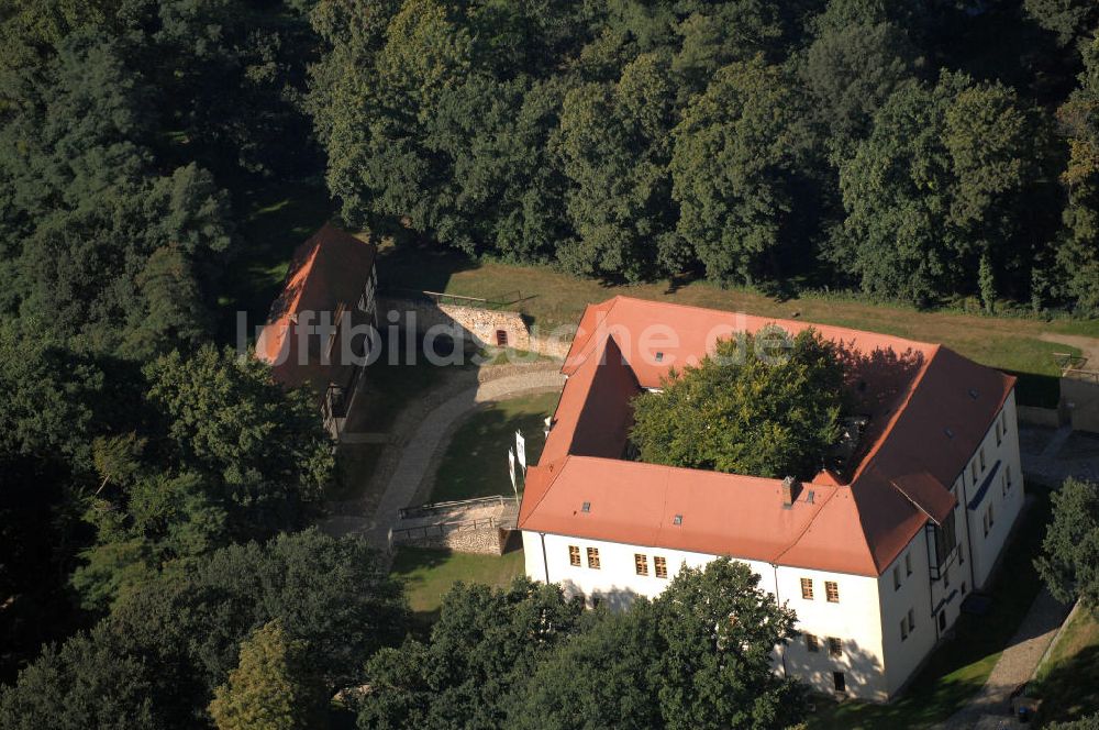 Senftenberg aus der Vogelperspektive: Schloss Senftenberg