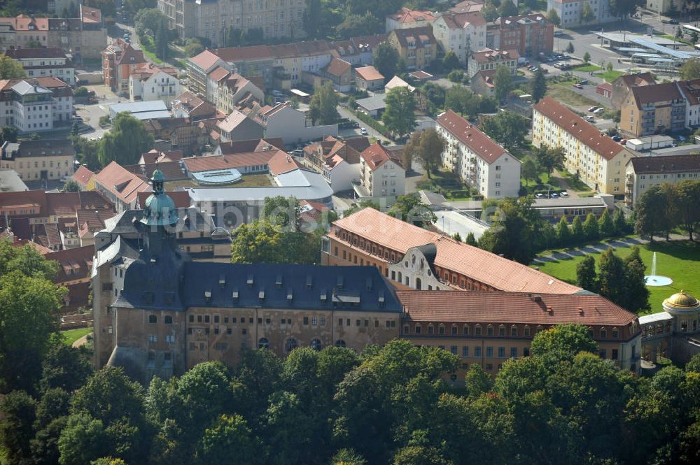 Luftaufnahme Sondershausen - Schloss Sondershausen in Thüringen