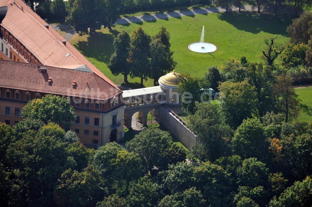 Sondershausen aus der Vogelperspektive: Schloss Sondershausen in Thüringen