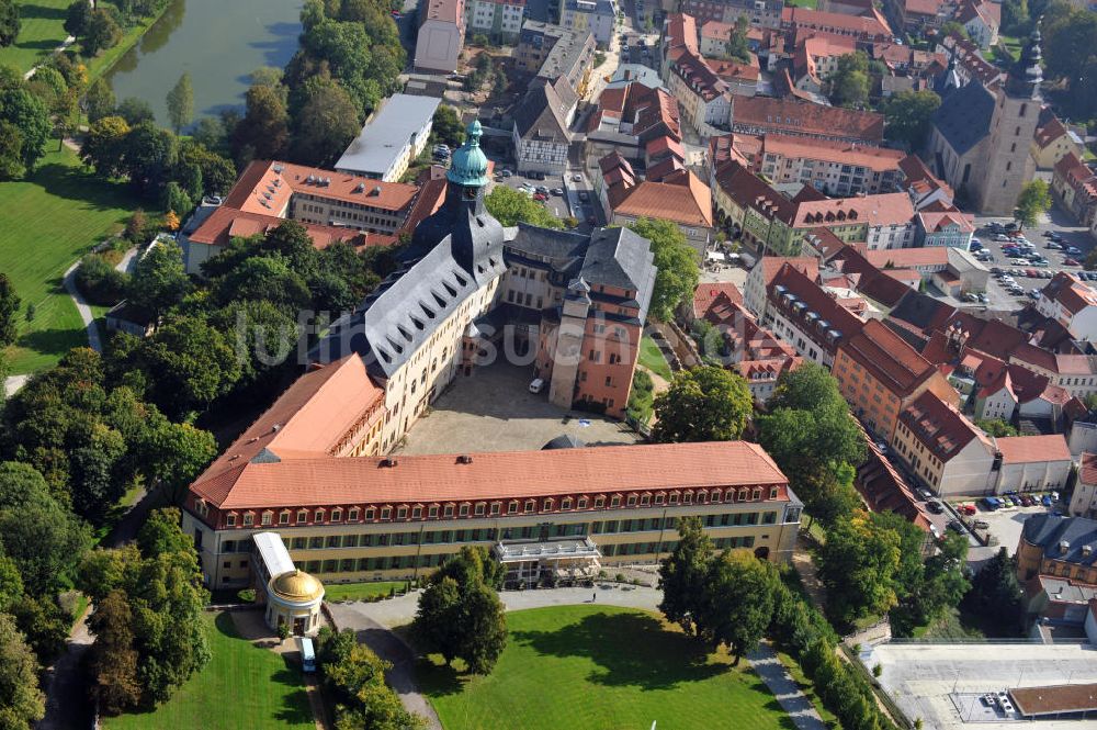 Luftaufnahme Sondershausen - Schloss Sondershausen in Thüringen