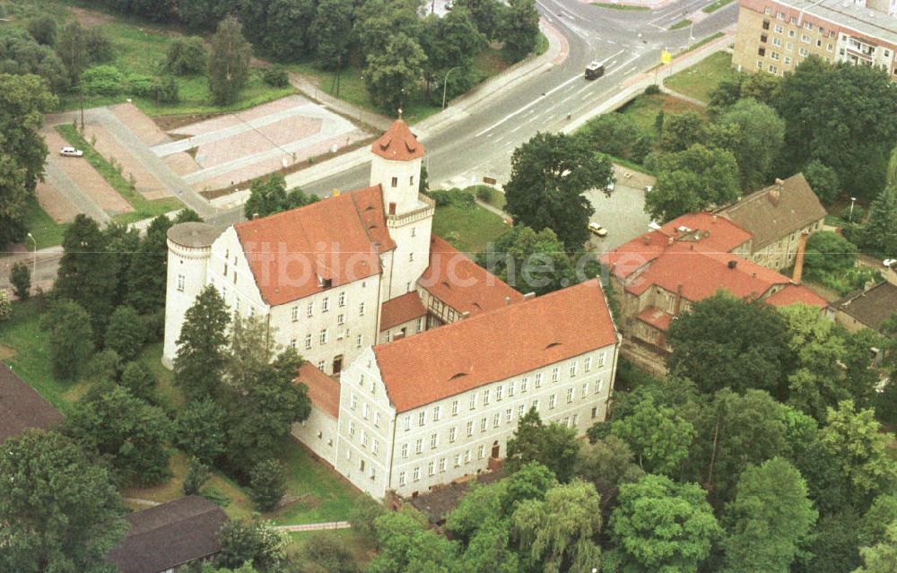 Luftaufnahme Spremberg / Brandenburg - Schloß von Spremberg in Brandenburg.