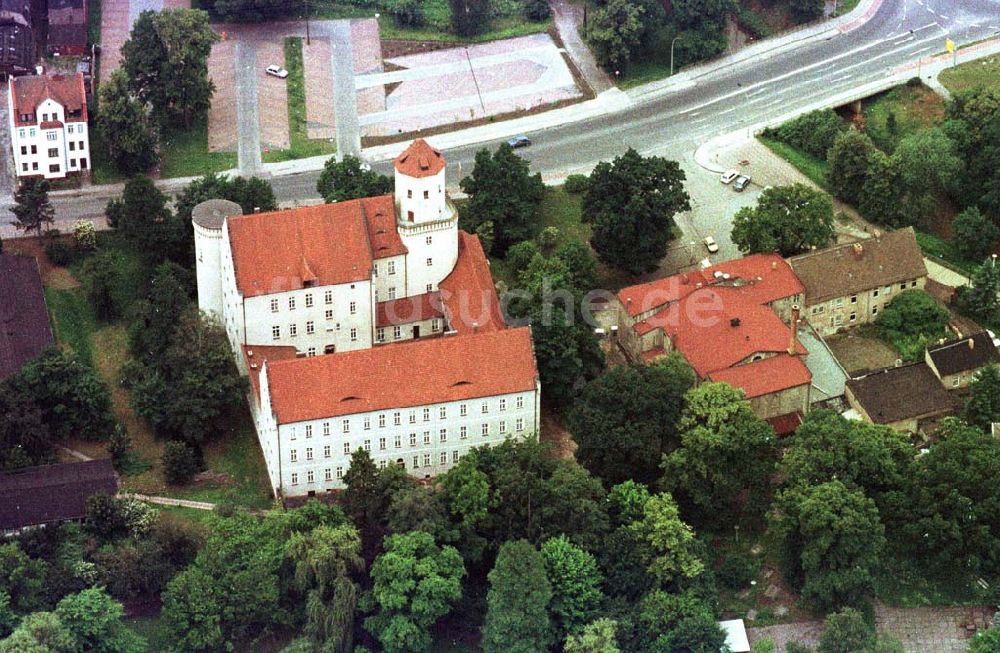 Spremberg von oben - Schloß von Spremberg/Brandenburg 05.05.1994