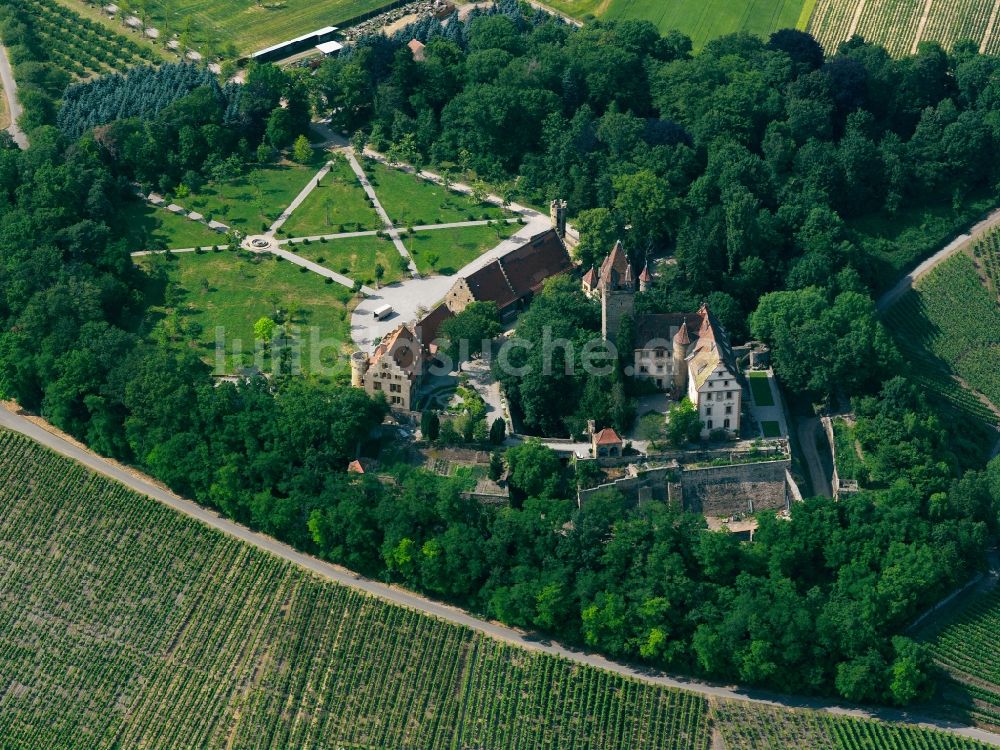 Luftaufnahme Brackenheim - Schloss Stocksberg im Ortsteil Stockheim in Brackenheim im Bundesland Baden-Württemberg