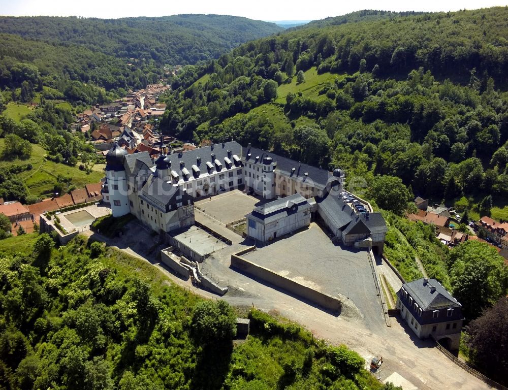 Luftbild Südharz OT Stolberg - Schloss Stolberg in der Gemeinde Südharz im Bundesland Sachsen-Anhalt