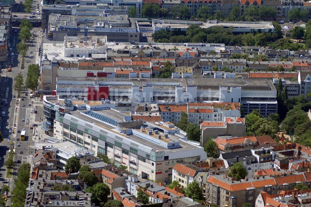 Berlin von oben - Schloss Straßen Center an der Schloßstraße in Berlin-Steglitz