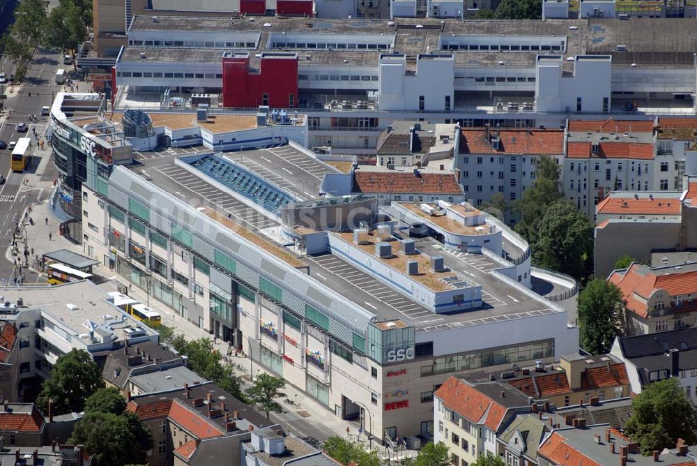 Berlin aus der Vogelperspektive: Schloss Straßen Center an der Schloßstraße in Berlin-Steglitz