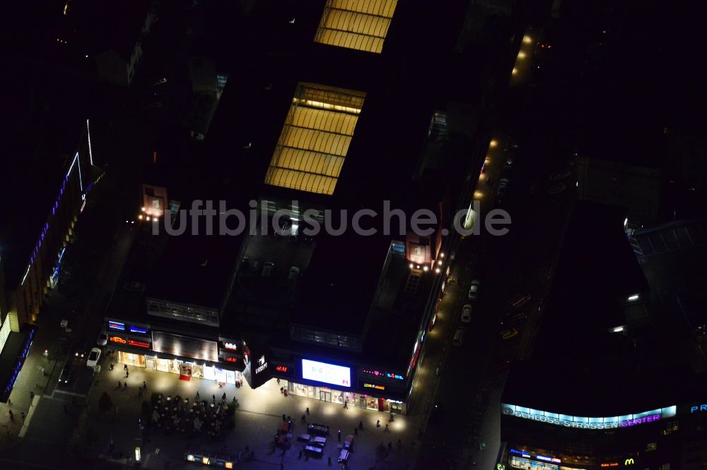 Berlin Steglitz von oben - Schloss- Straßen- Center am Walther- Schreiber- Platz im Bezirk Steglitz in Berlin.