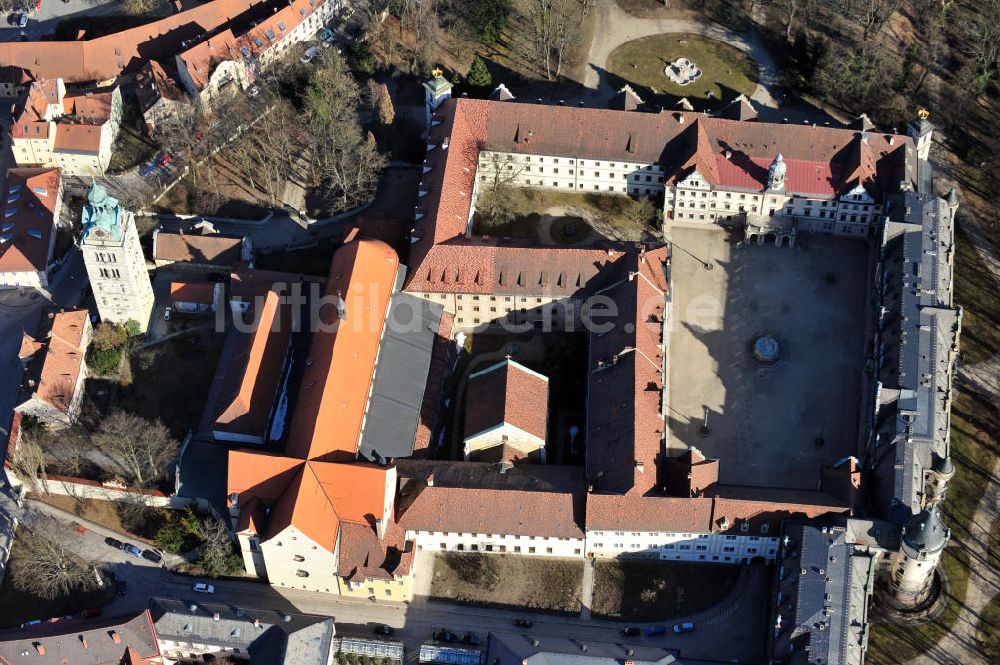 Luftaufnahme Regensburg - Schloss Thurn und Taxis-St. Emmeram in Regensburg