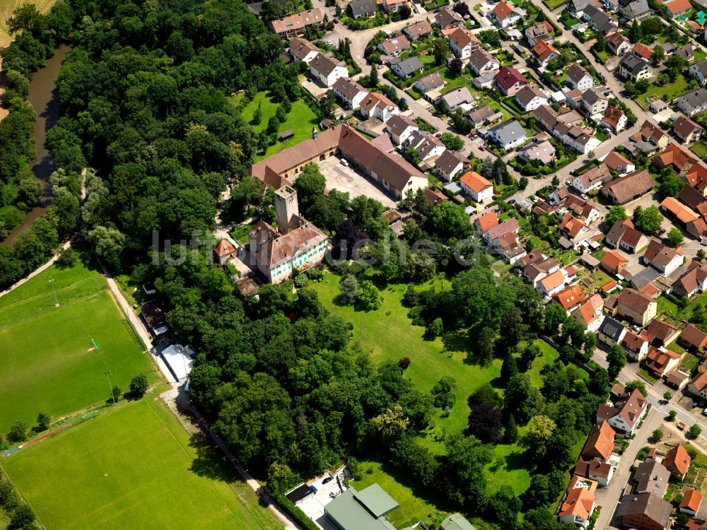 Luftbild Unterriexingen - Schloss Unterriexingen in Unterriexingen im Bundesland Baden-Württemberg