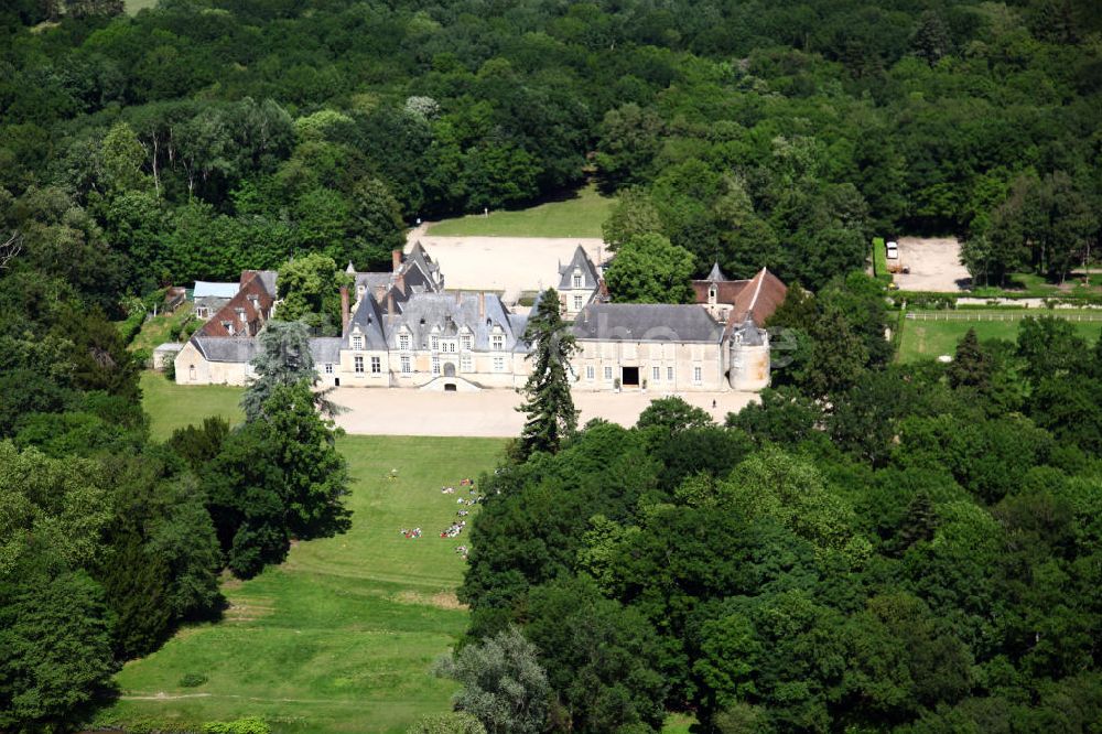 Luftbild Tour-en-Sologne - Schloss Villesavin Tour-en-Sologne