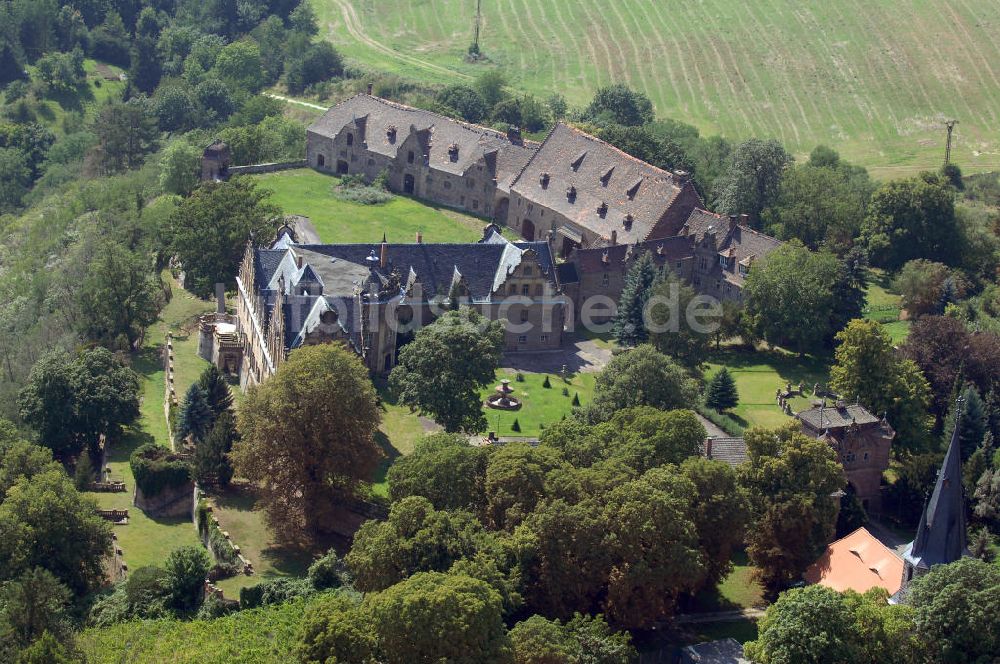 Luftaufnahme Vitzenburg (Querfurt) - Schloss Vitzenburg