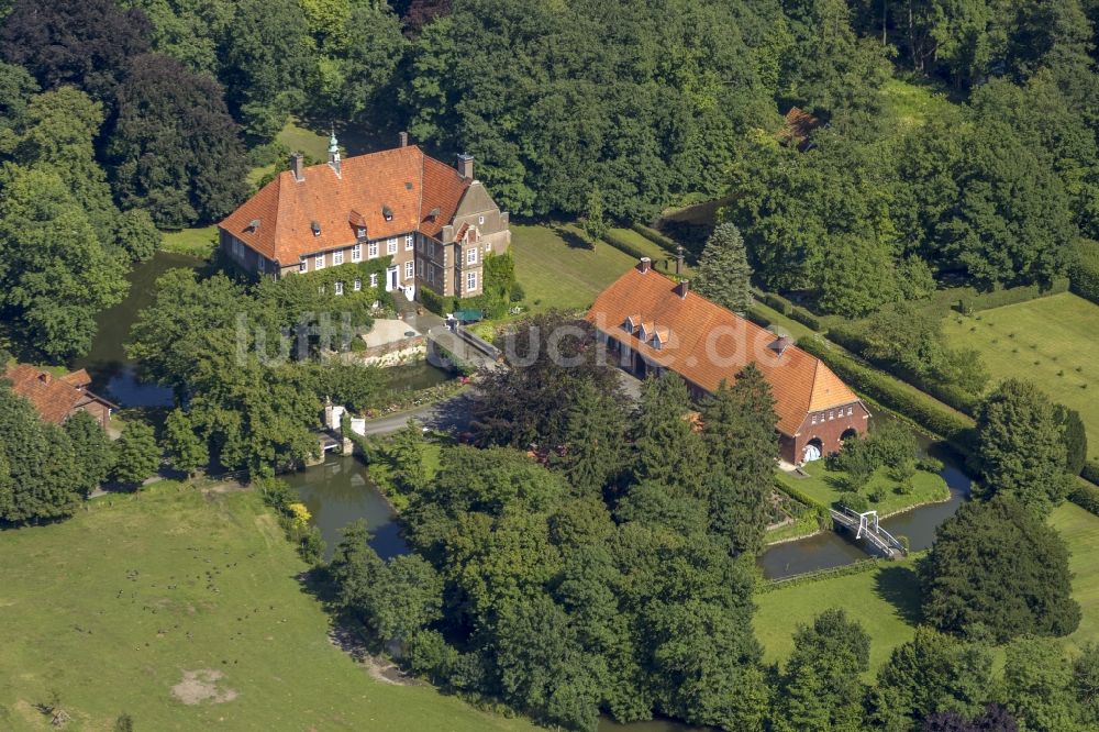 Luftbild Ahlen - Schloss Vorhelm in Ahlen im Bundesland Nordrhein-Westfalen NRW