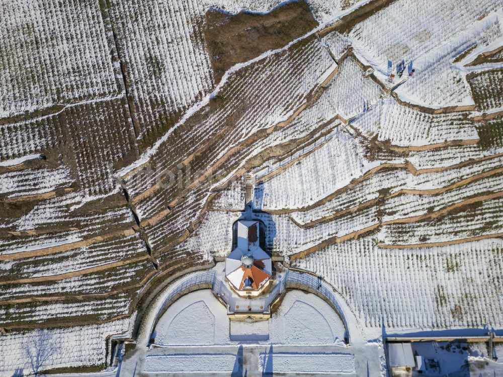 Luftaufnahme Radebeul - Schloß Wackerbarth in Radebeul im Bundesland Sachsen, Deutschland