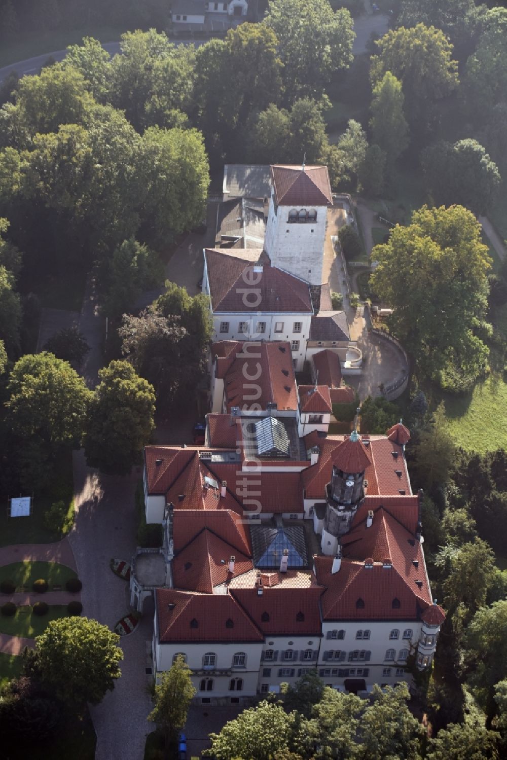 Luftbild Waldenburg - Schloss Waldenburg in Waldenburg im Bundesland Sachsen