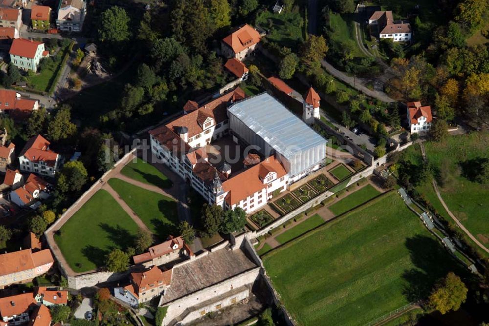 Schmalkalden aus der Vogelperspektive: Schloss Wilhelmsburg