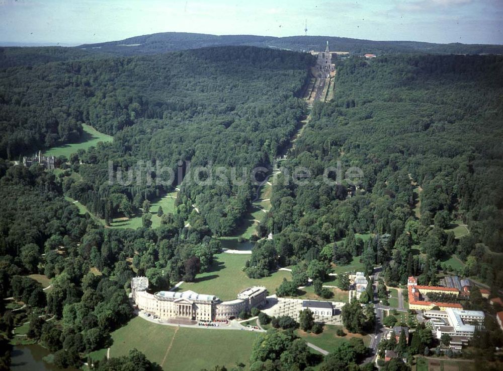 Luftaufnahme Kassel - Schloß Wilhelmshöhe in Kassel