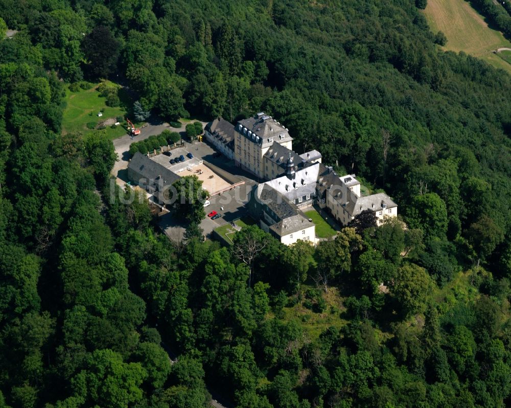 Luftbild Bad Laasphe - Schloss Wittgenstein in Bad Laasphe im Bundesland Nordrhein-Westfalen