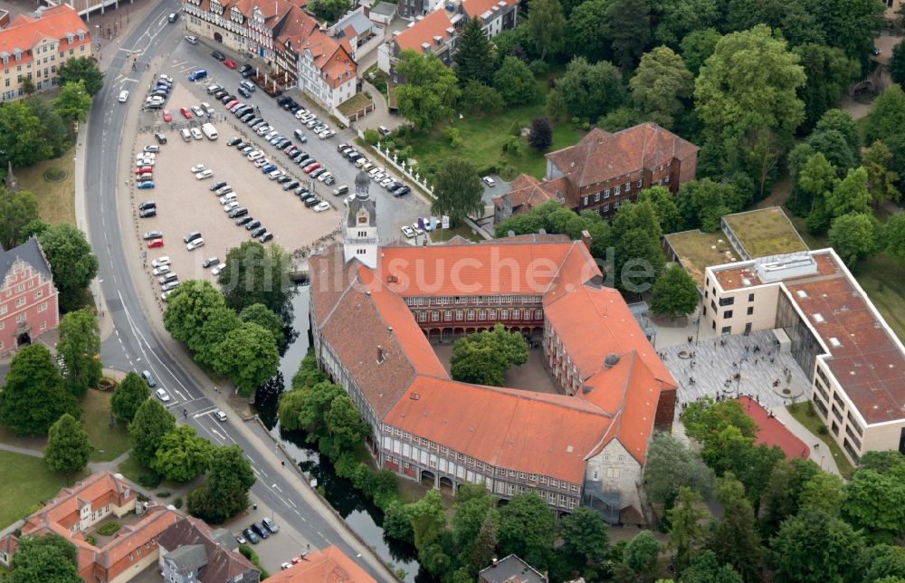 Luftbild Wolfenbüttel - Schloss Wolfenbüttel in Wolfenbüttel im Bundesland Niedersachsen