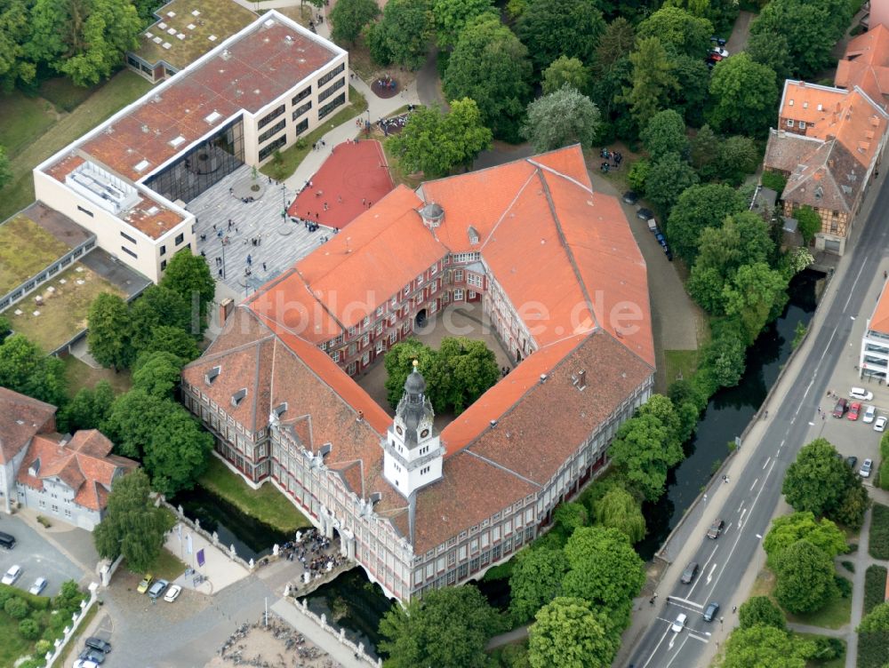 Luftbild Wolfenbüttel - Schloss Wolfenbüttel in Wolfenbüttel im Bundesland Niedersachsen