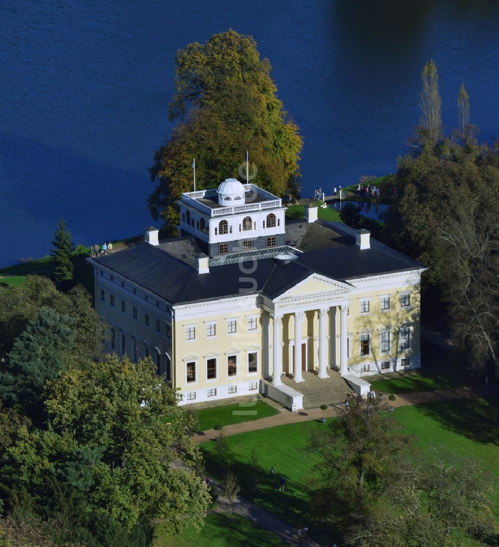 Luftbild Wörlitz - Schloss Wörlitz im Bundesland Sachsen-Anhalt