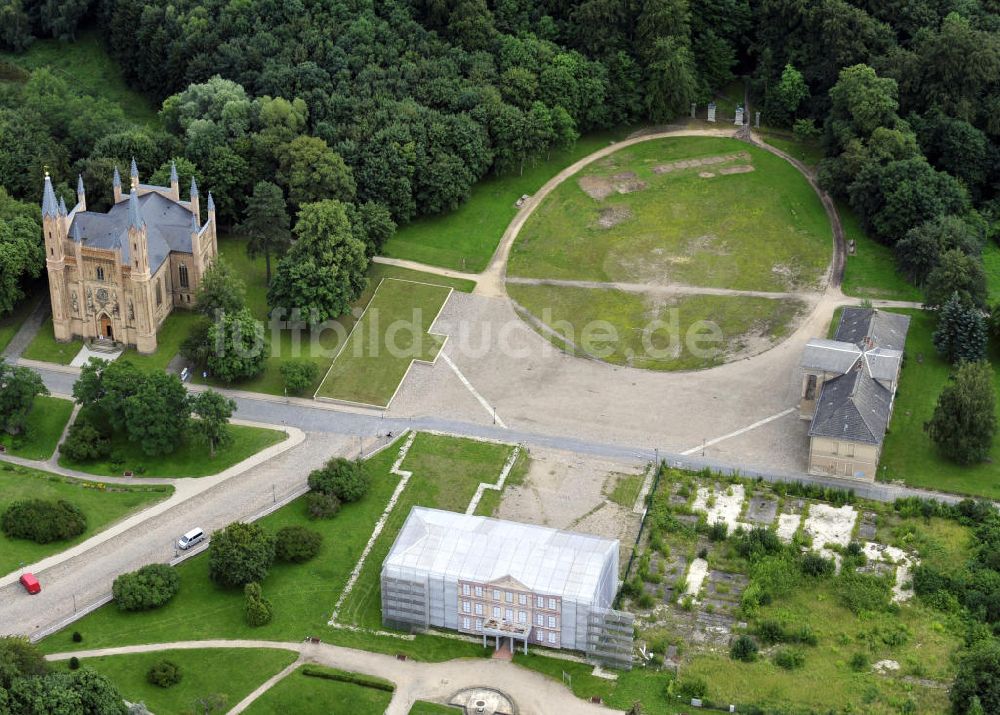 Luftbild Neustrelitz - Schlossgelände in Neustrelitz, Mecklenburg-Vorpommern