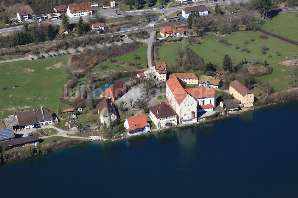 Rheinfelden (Baden) aus der Vogelperspektive: Schlosshotel Beuggen in Rheinfelden (Baden) im Bundesland Baden-Württemberg, Deutschland